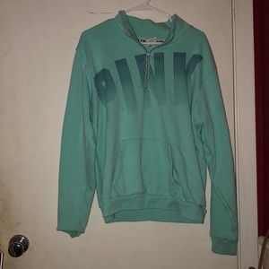 Victoria secret pink quarter zip pullover!
